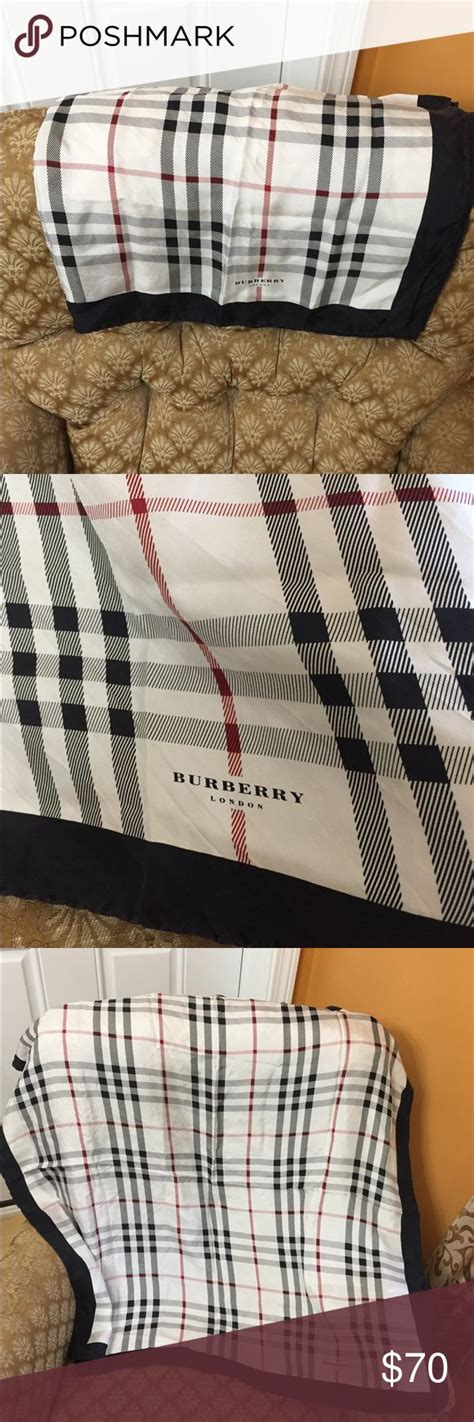 pre owned burberry scarf.